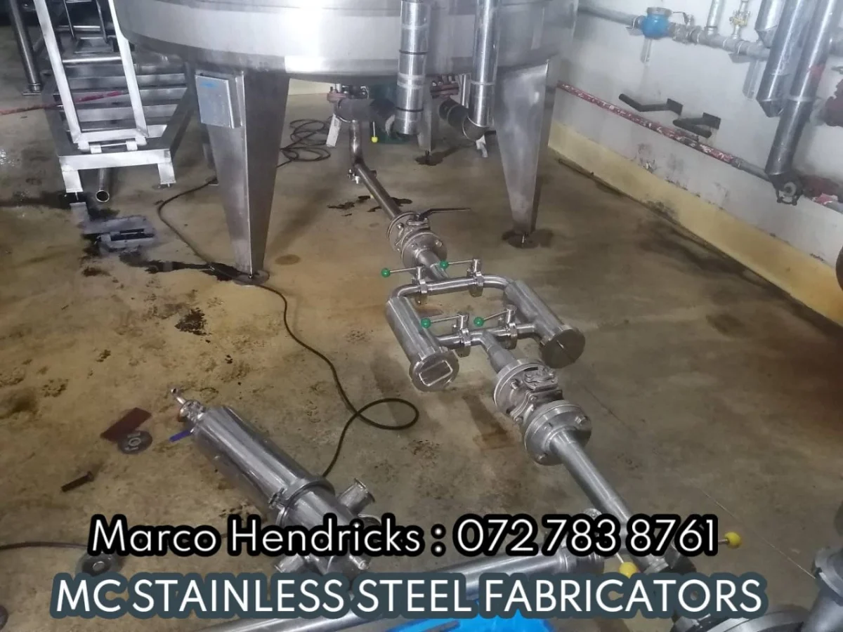 Stainless steel fabrication and welding work